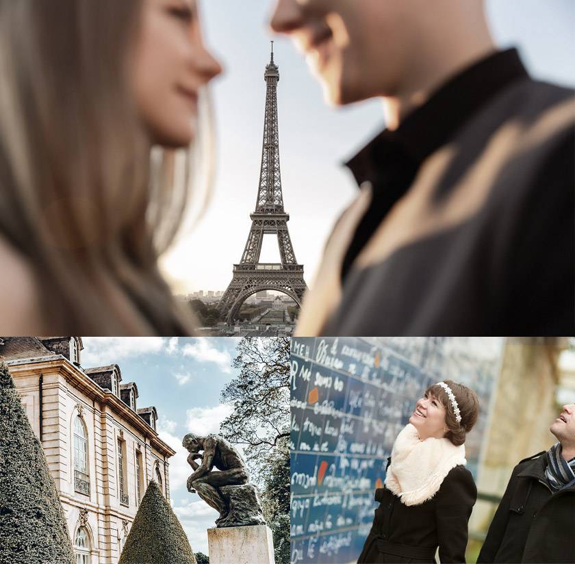 Paris, capitale  de l’amour… D’autant plus lors  de la Saint-Valentin