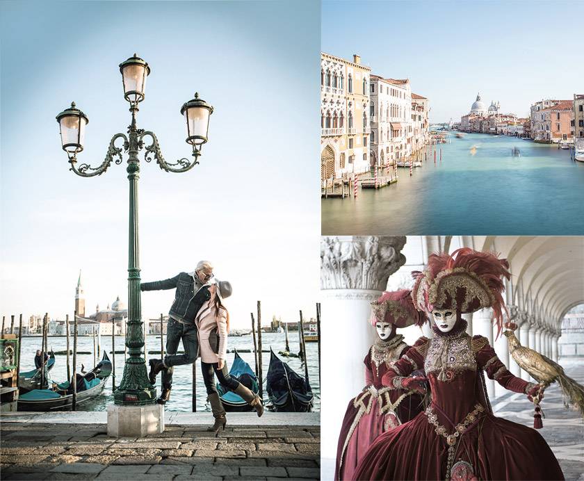 Venice, the eternal  city of lovers.