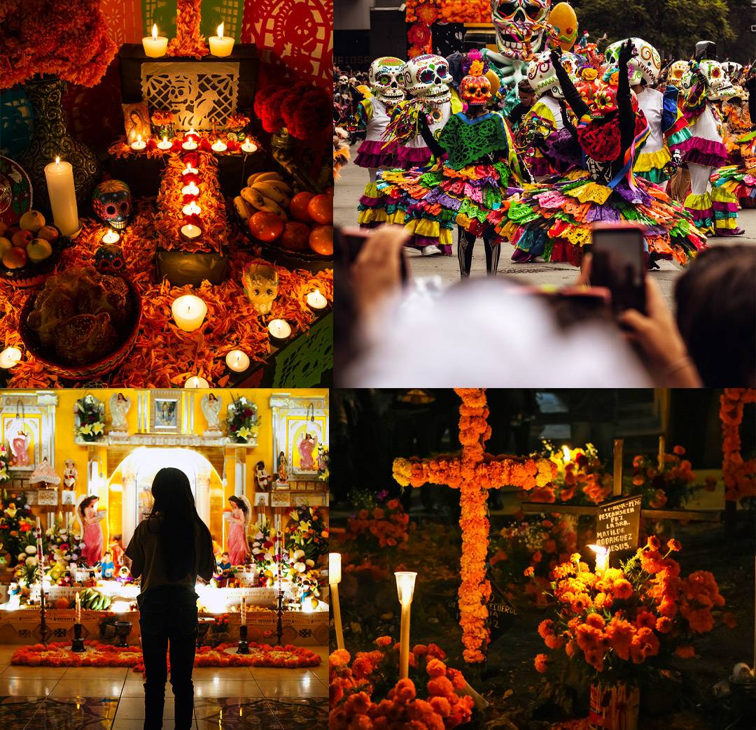 Dia de los muertos au Mexique